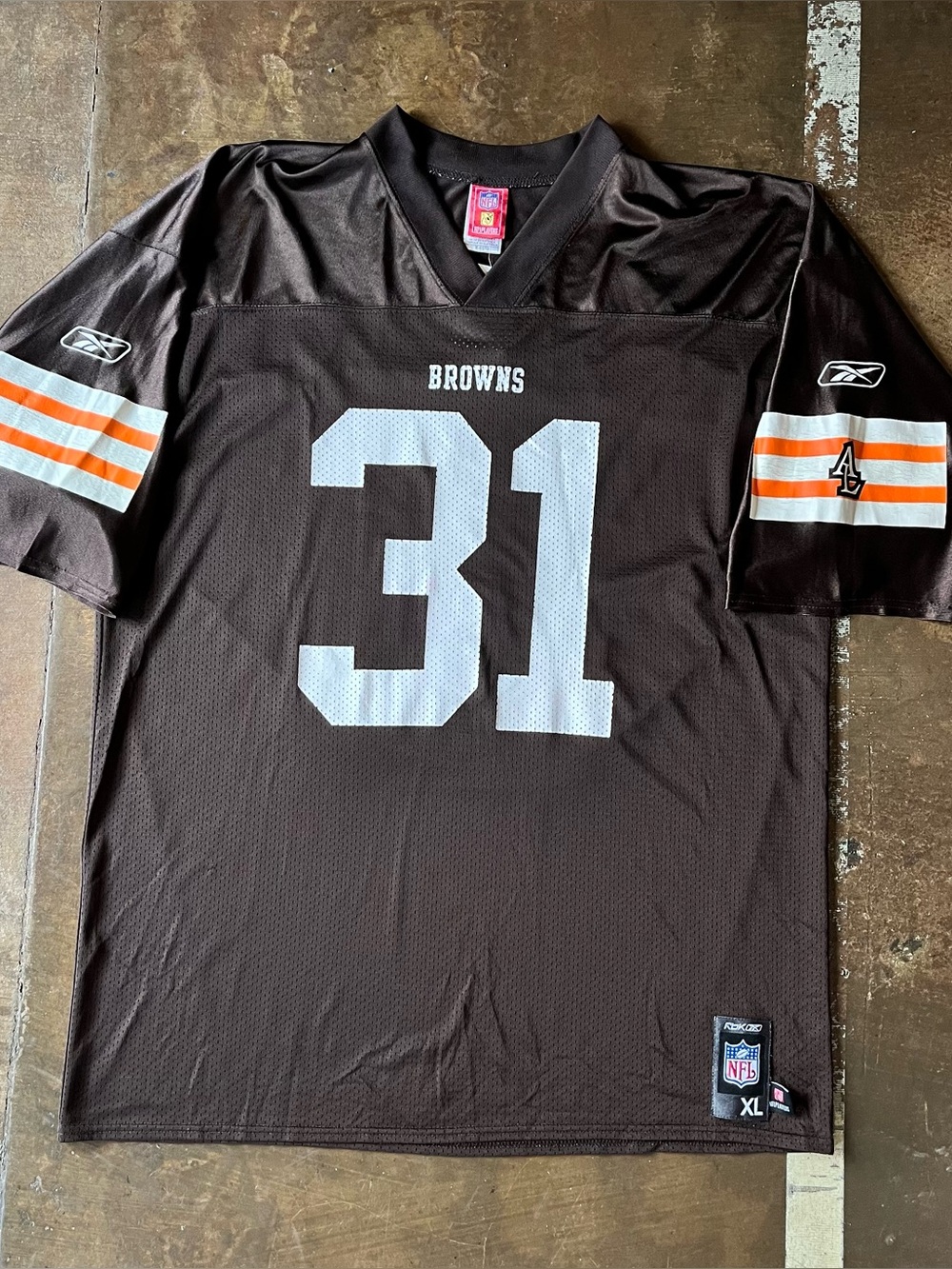 NFL Players Cleveland Browns #31 Jamal Lewis Jersey Ohio Y2K 2006 Vintage XL Y2K